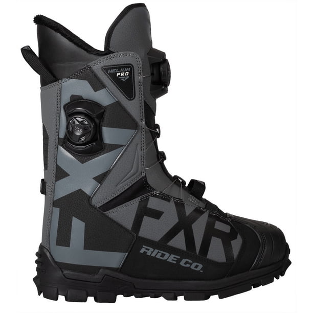 Black/Steel - Mens 8/Womens 10 FXR Helium Dual BOA Boot 2021 Black/Steel - Mens 8/Womens 10 FXR Helium Dual BOA Boot 2021